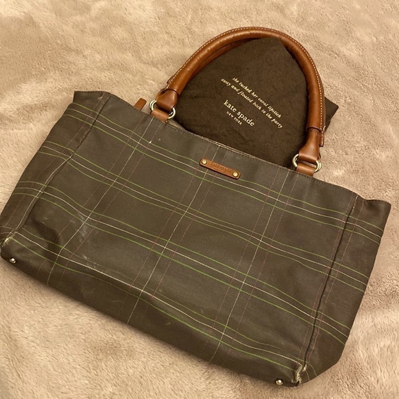 GUC Kate Spade Plaid Purse - Picture 1 of 11